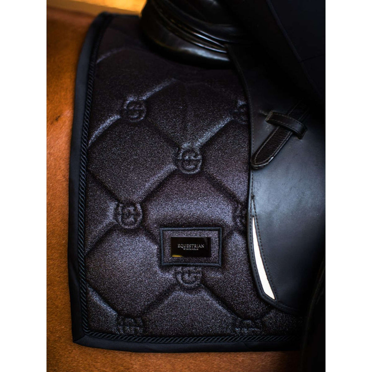 Equestrian Stockholm Sottosella Dressage All Black Glimmer