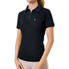 Equestrian Stockholm Poloshirt Zip Nero