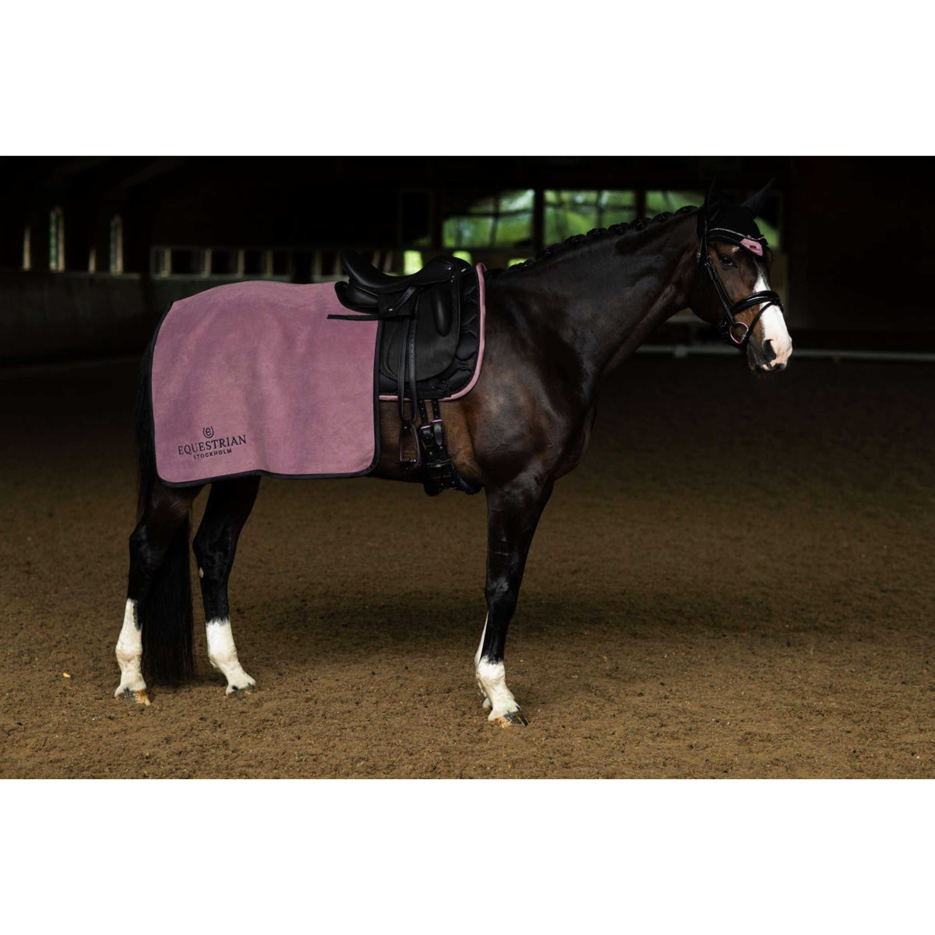 Equestrian Stockholm Quarter Sheet Heavy Fleece Blush
