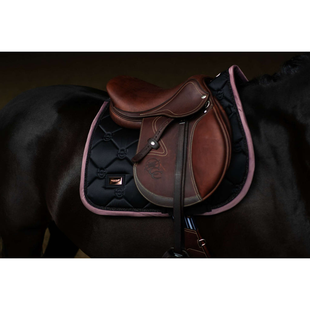 Equestrian Stockholm Sottosella Saltando Nero/Blush