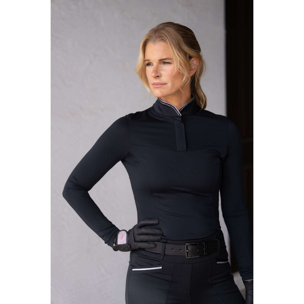 Equestrian Stockholm Guanti da Equitazione Motion Pink Glimmer