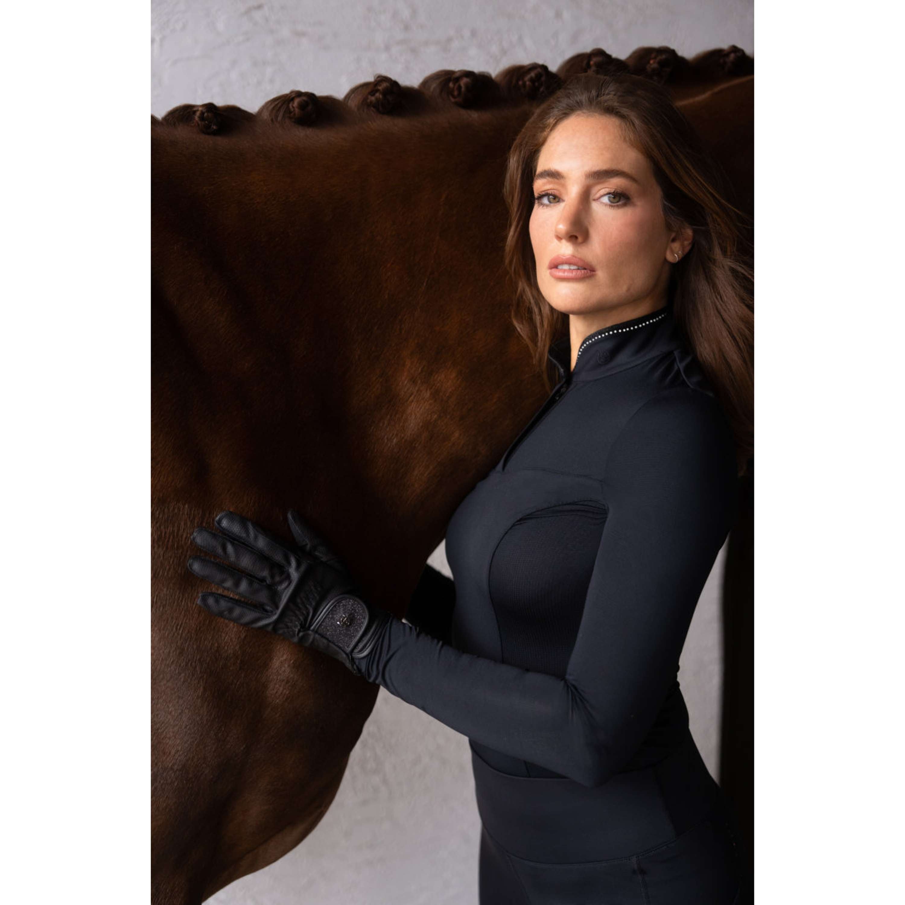 Equestrian Stockholm Maglia Revenew Black Glimmer