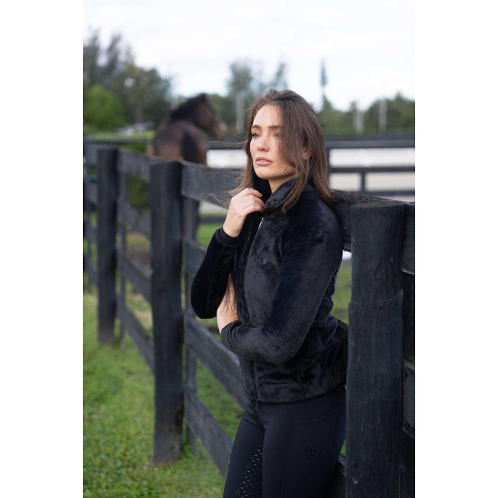 Equestrian Stockholm Giacca in Pile Velvet Nero