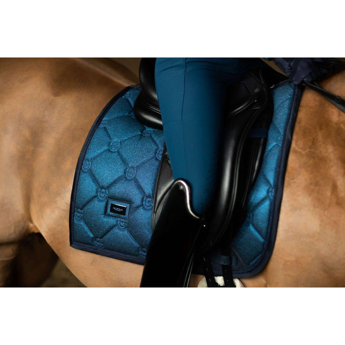 Equestrian Stockholm Sottosella Dressage Blue Meadow Glimmer