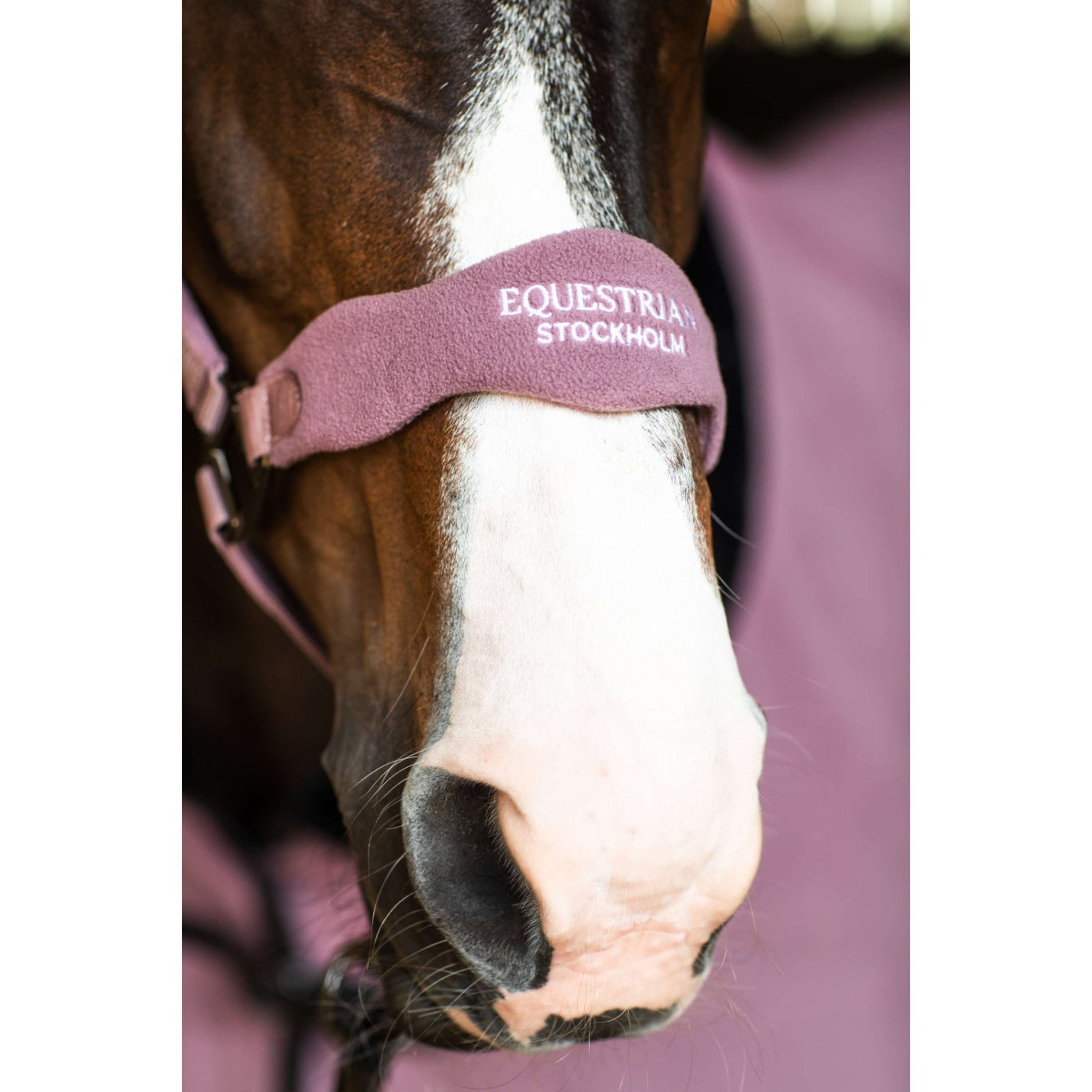 Equestrian Stockholm Cavezza Anatomic Fleece Blush