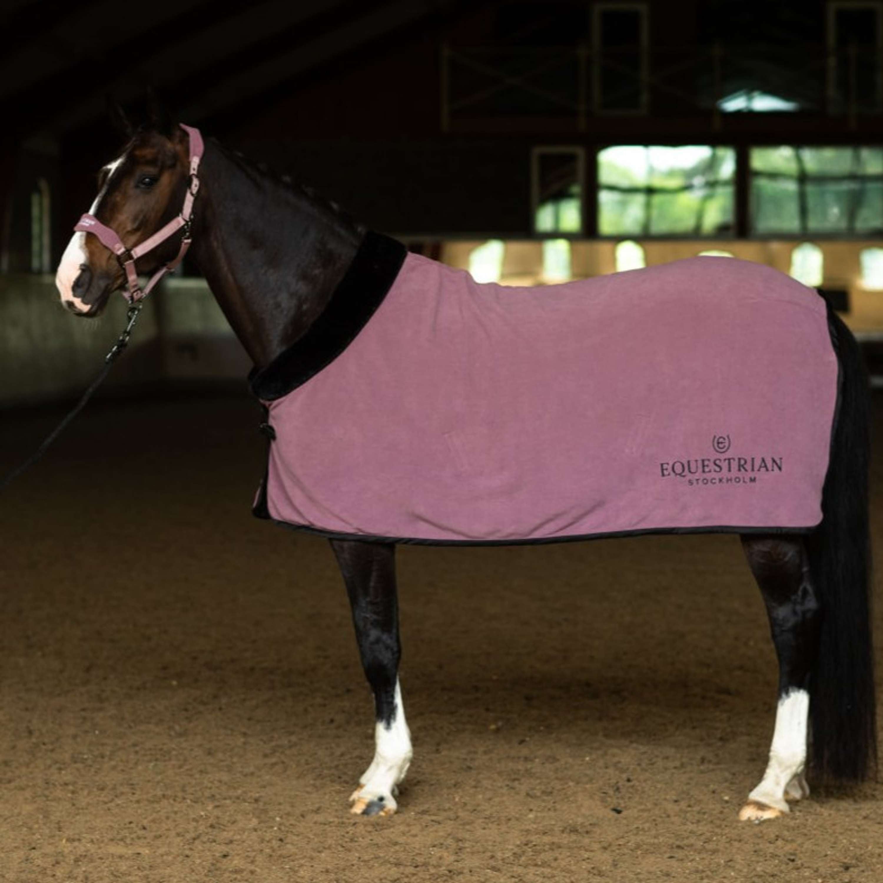 Equestrian Stockholm Cavezza Anatomic Fleece Blush
