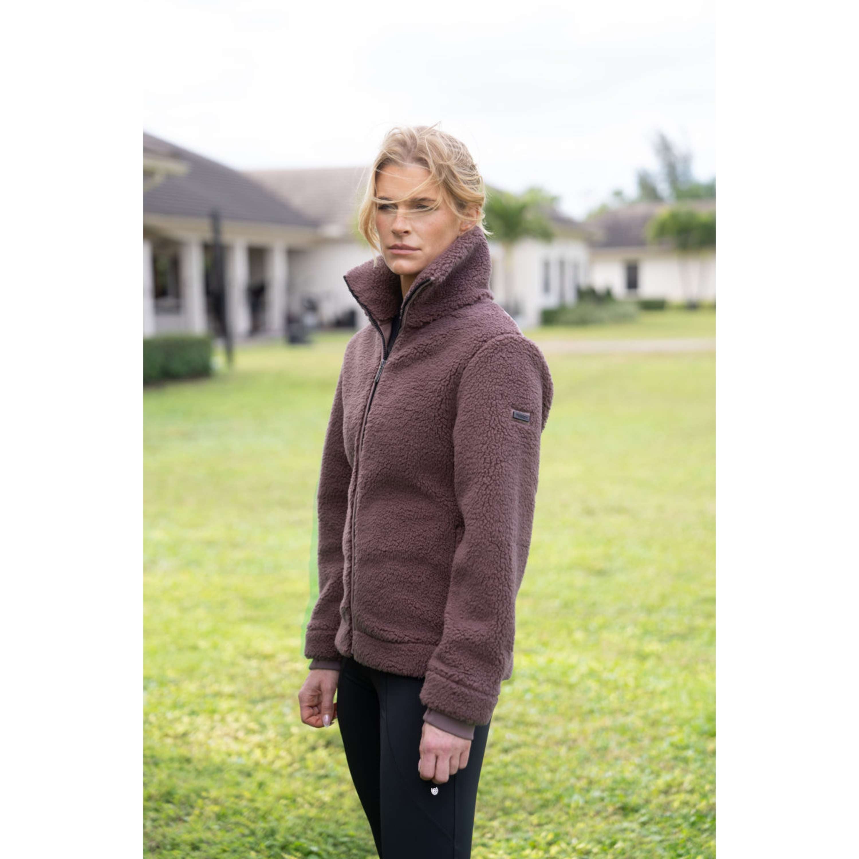 Equestrian Stockholm Giacca in Pile Teddy Blush