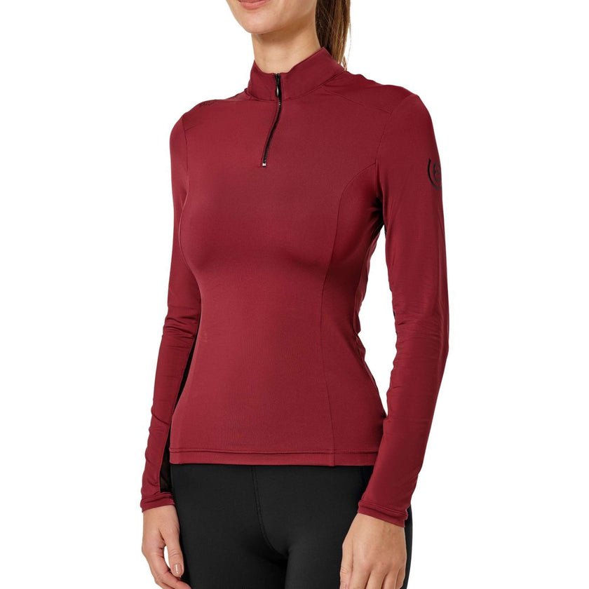 Equestrian Stockholm Maglietta Air Breeze Sun Bordeaux Equestrian Stockholm Maglietta Air Breeze Sun Bordeaux
