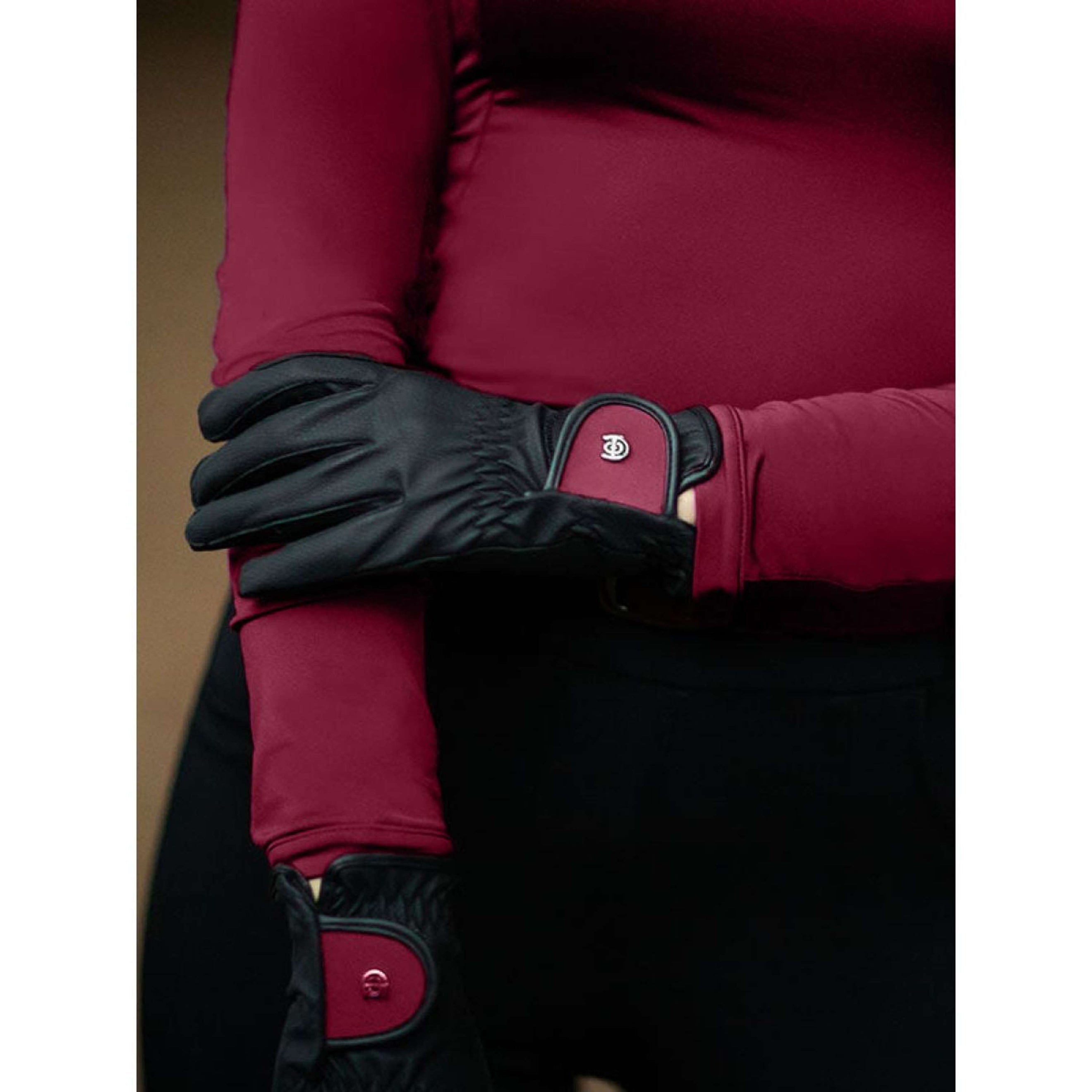 Equestrian Stockholm Guanti da Equitazione Motion Bordeaux