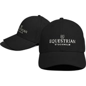 Equestrian Stockholm Cappello Logo Nero/Bianco