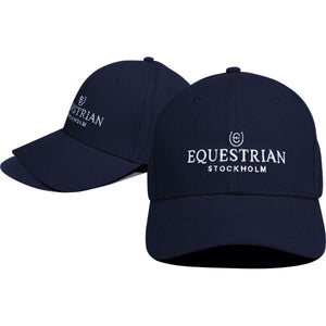 Equestrian Stockholm Cappello Logo Blu marino/bianco