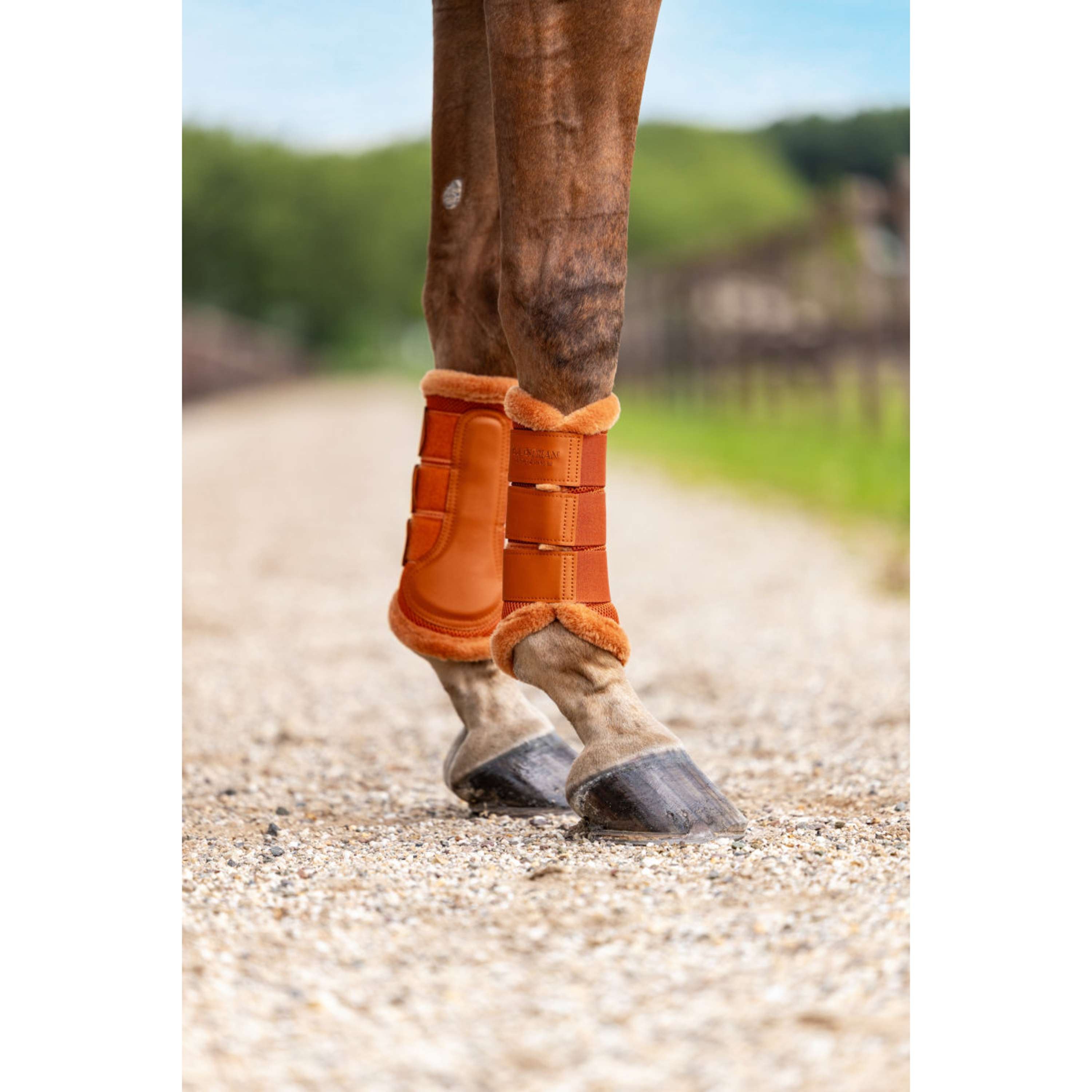 Equestrian Stockholm Parastinchi Fur Mesh Chestnut