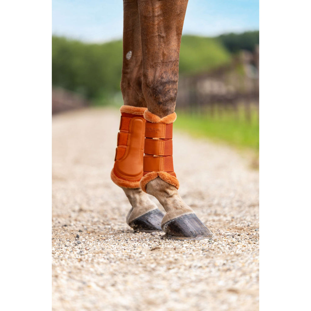 Equestrian Stockholm Parastinchi Fur Mesh Chestnut
