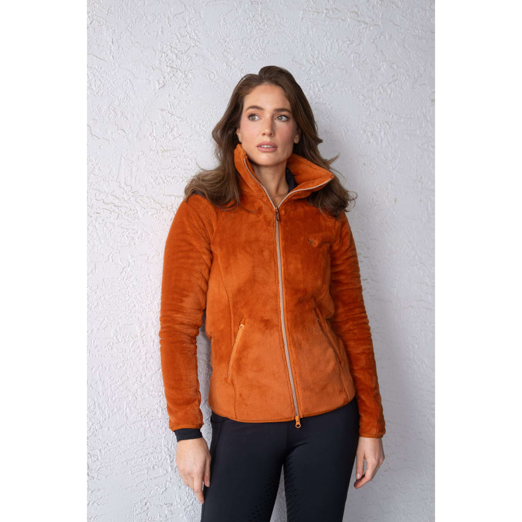 Equestrian Stockholm Giacca in Pile Velvet Chestnut