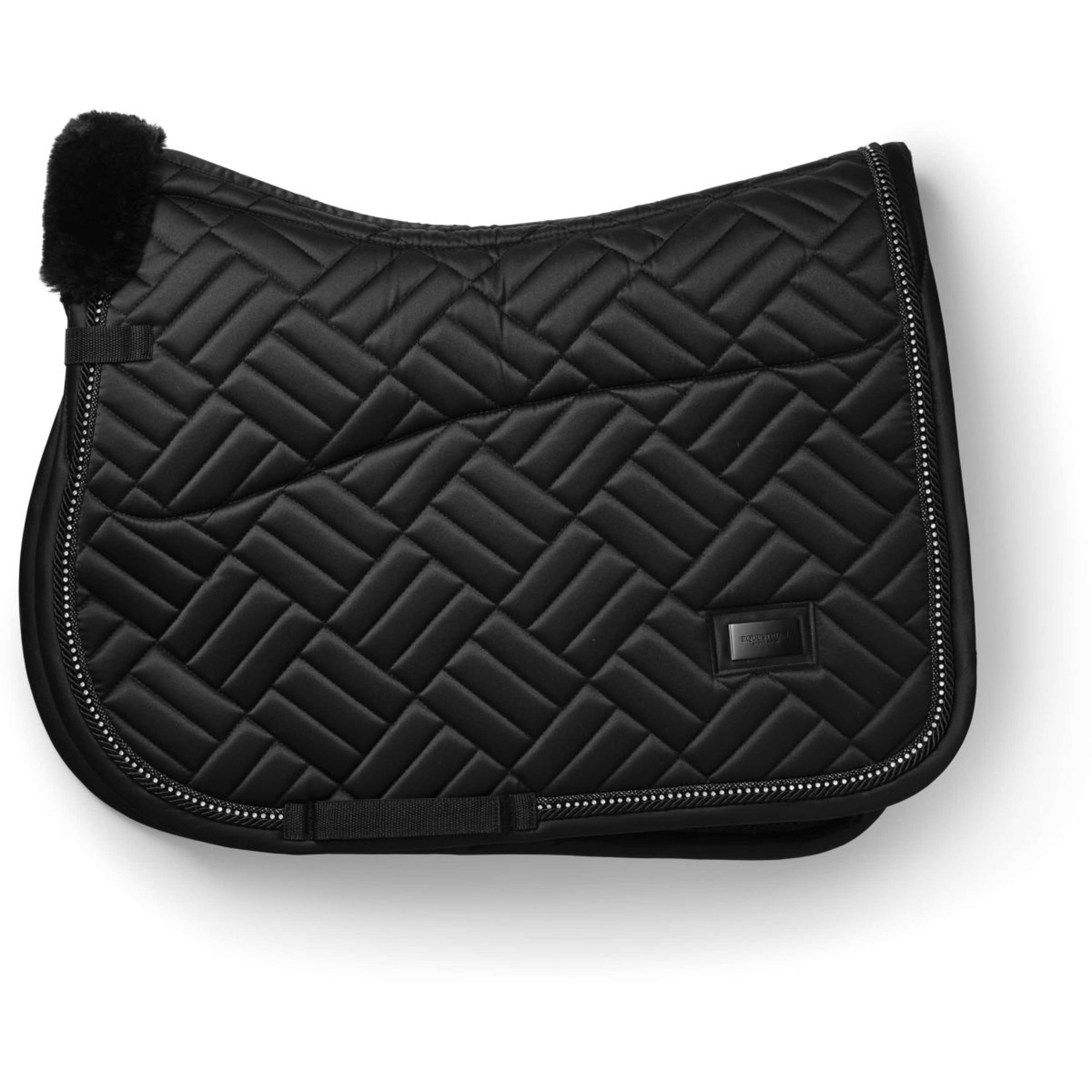 Equestrian Stockholm Sottosella Vegan Fur saltando Crystal Black Equestrian Stockholm Sottosella Vegan Fur saltando Crystal Black