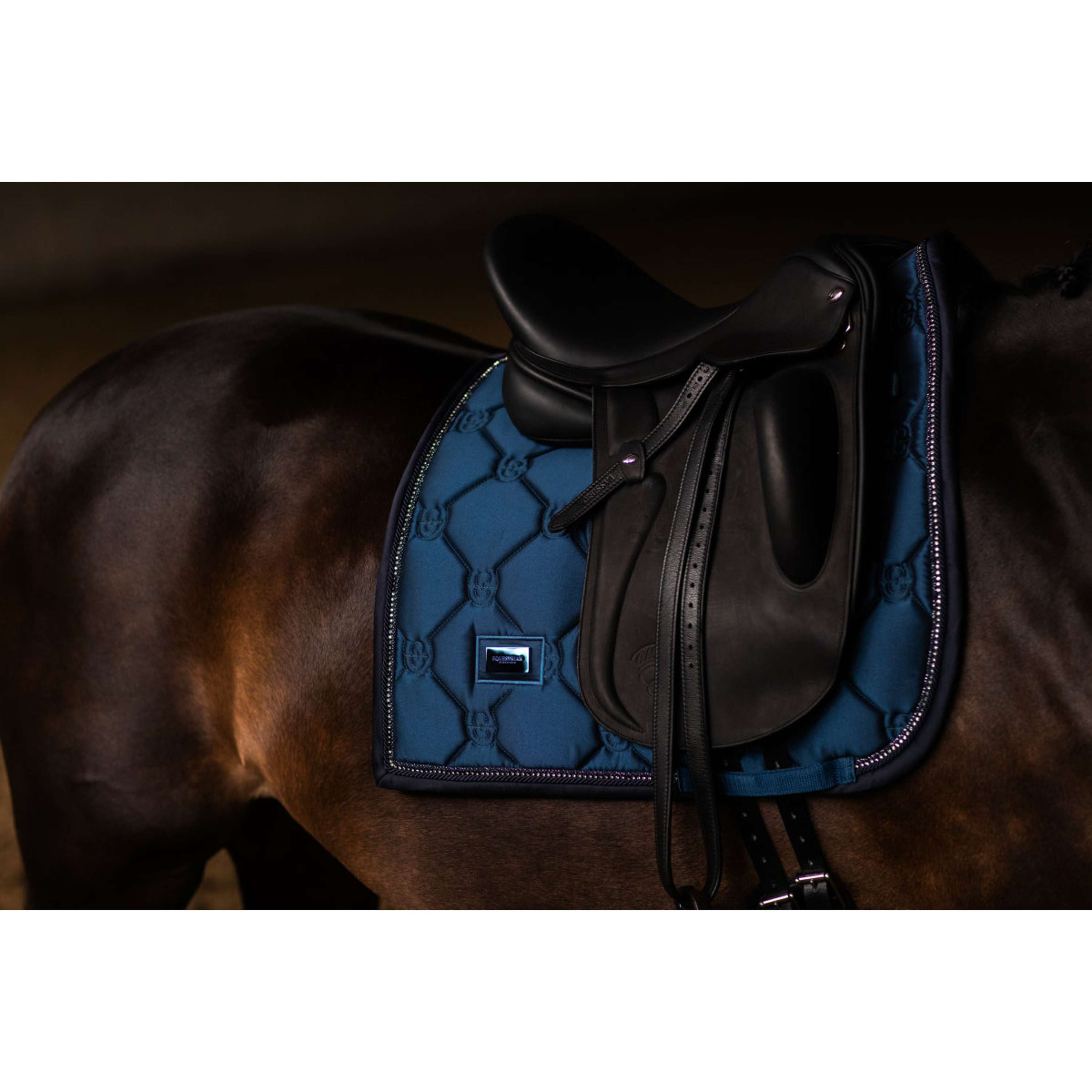 Equestrian Stockholm Sottosella Crystal Shine Dressage Blue Meadow