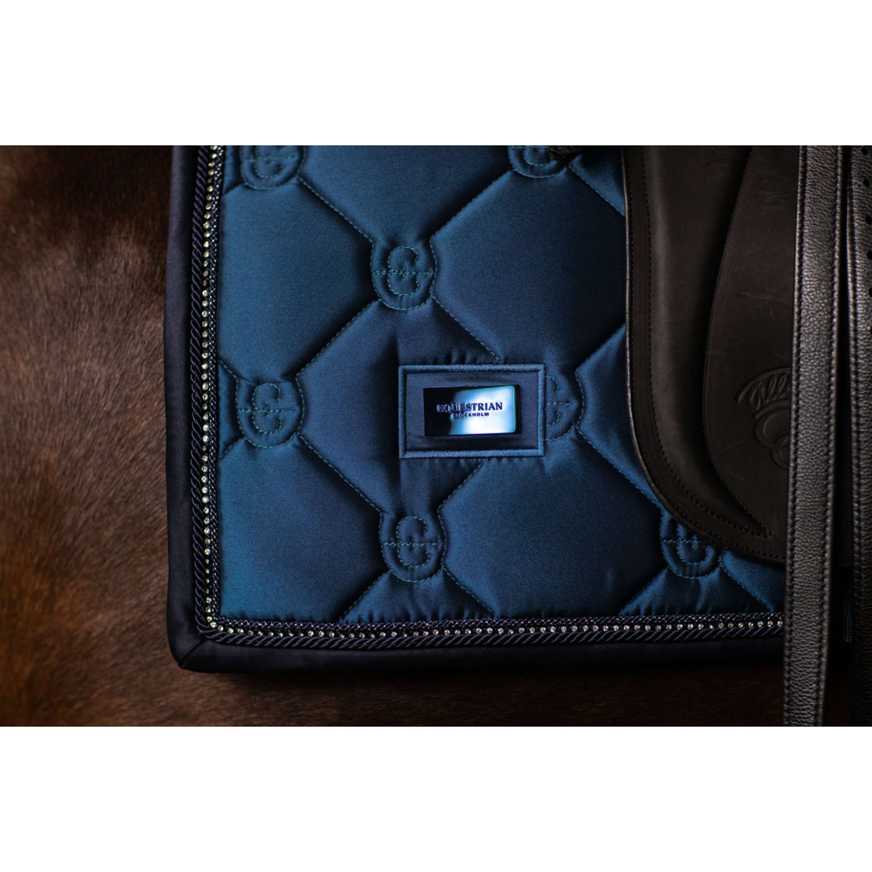 Equestrian Stockholm Sottosella Crystal Shine Dressage Blue Meadow