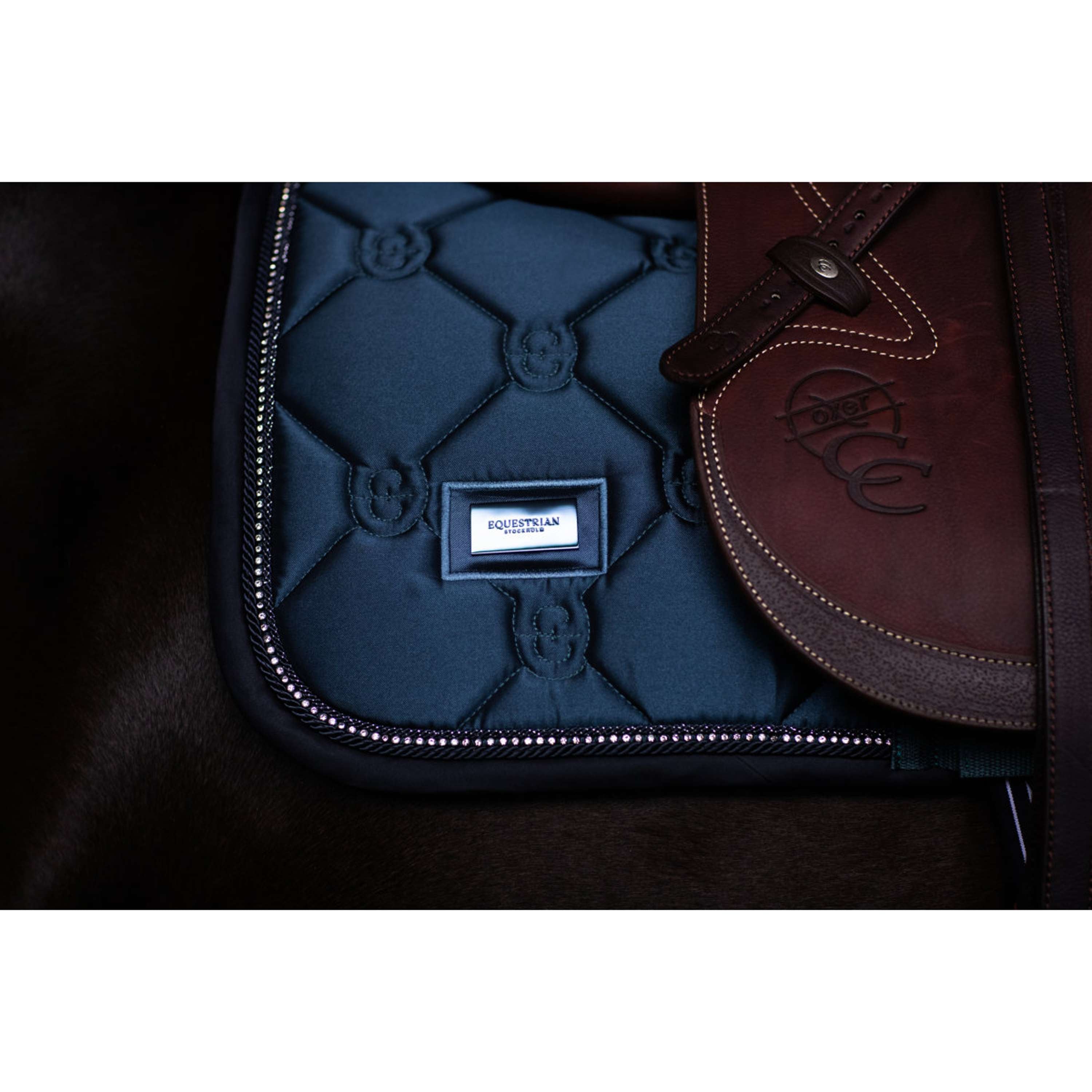 Equestrian Stockholm Sottosella Crystal Shine Saltando Blue Meadow