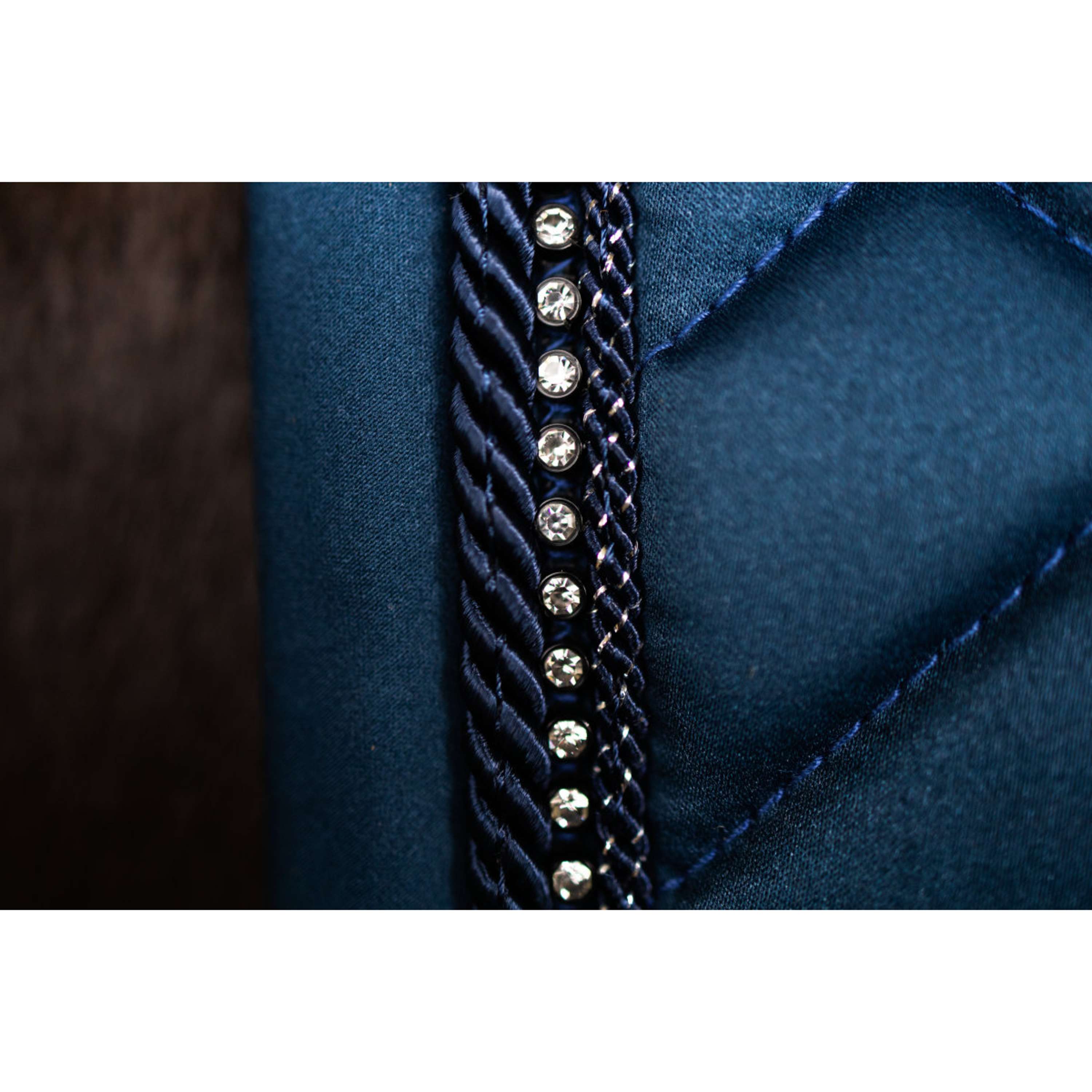 Equestrian Stockholm Sottosella Crystal Shine Dressage Blue Meadow
