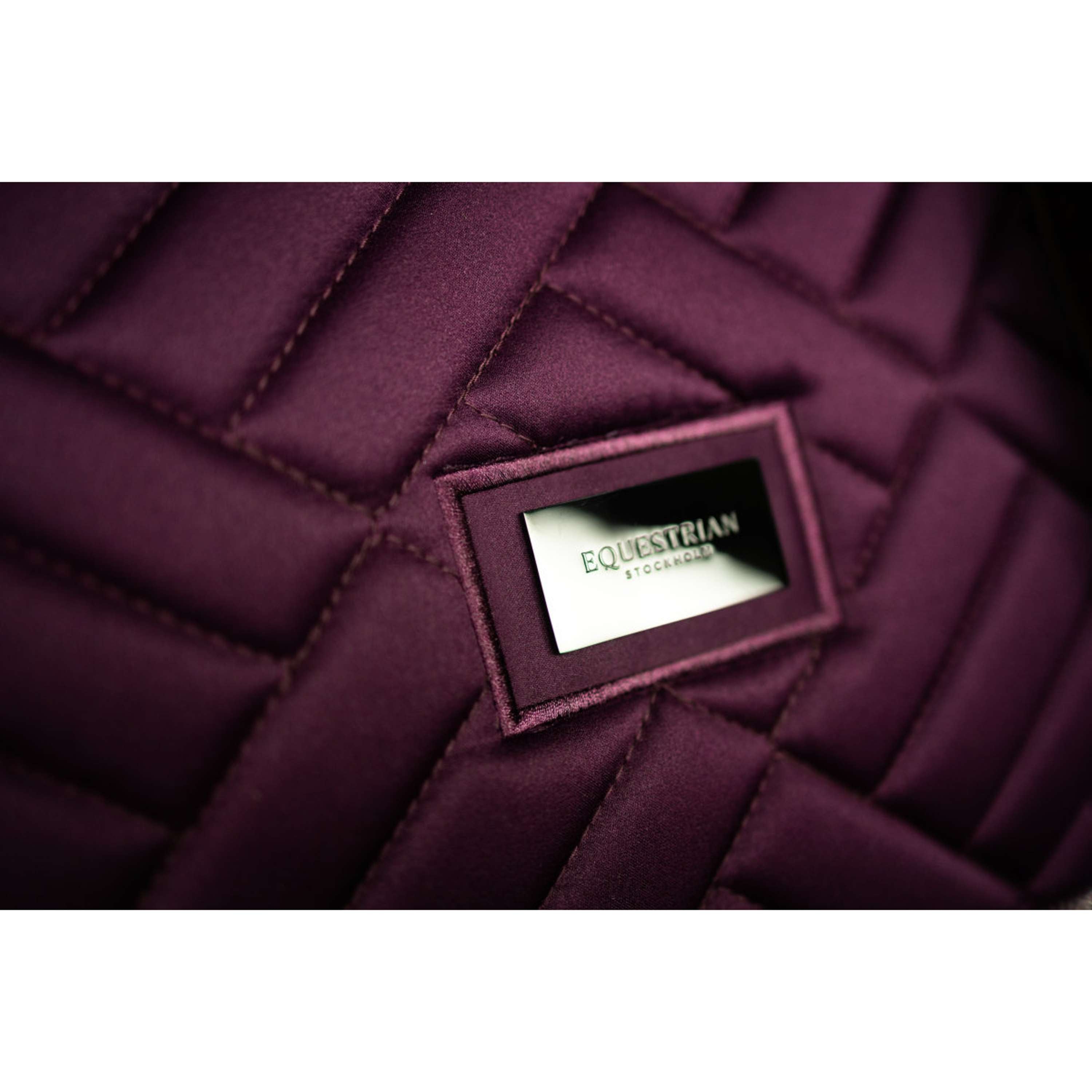 Equestrian Stockholm Sottosella Crystal Shine Dressage Mauve Wine