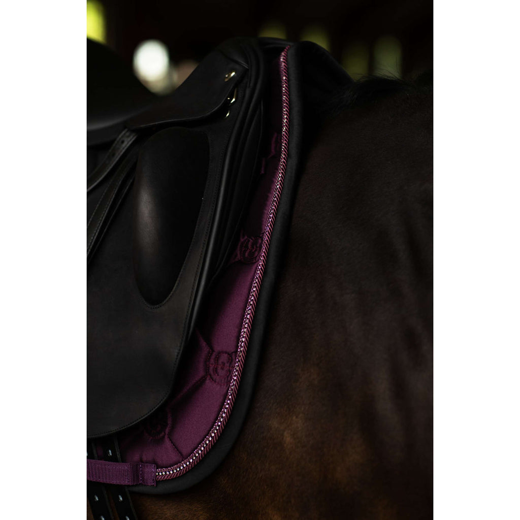 Equestrian Stockholm Sottosella Crystal Shine Dressage Mauve Wine