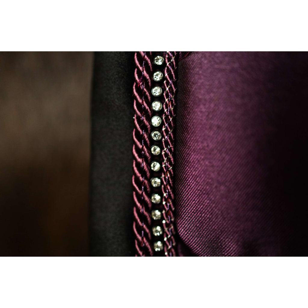 Equestrian Stockholm Sottosella Crystal Shine Saltando Mauve Wine