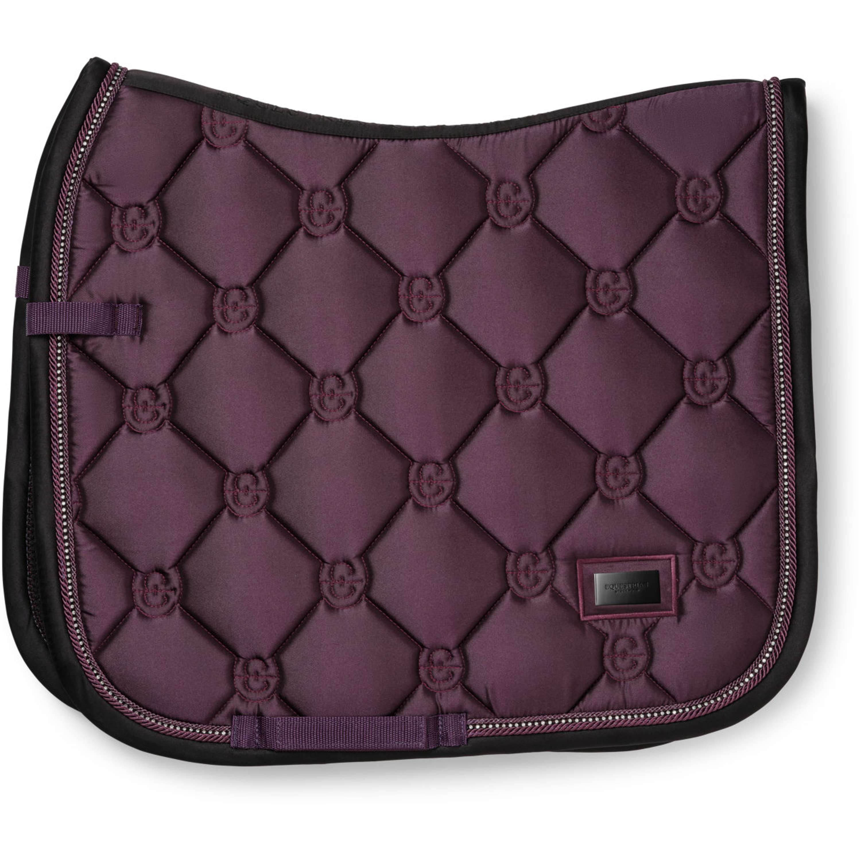 Equestrian Stockholm Sottosella Crystal Shine Dressage Mauve Wine