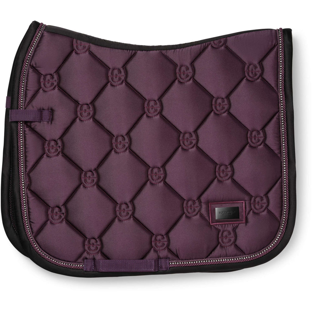 Equestrian Stockholm Sottosella Crystal Shine Dressage Mauve Wine