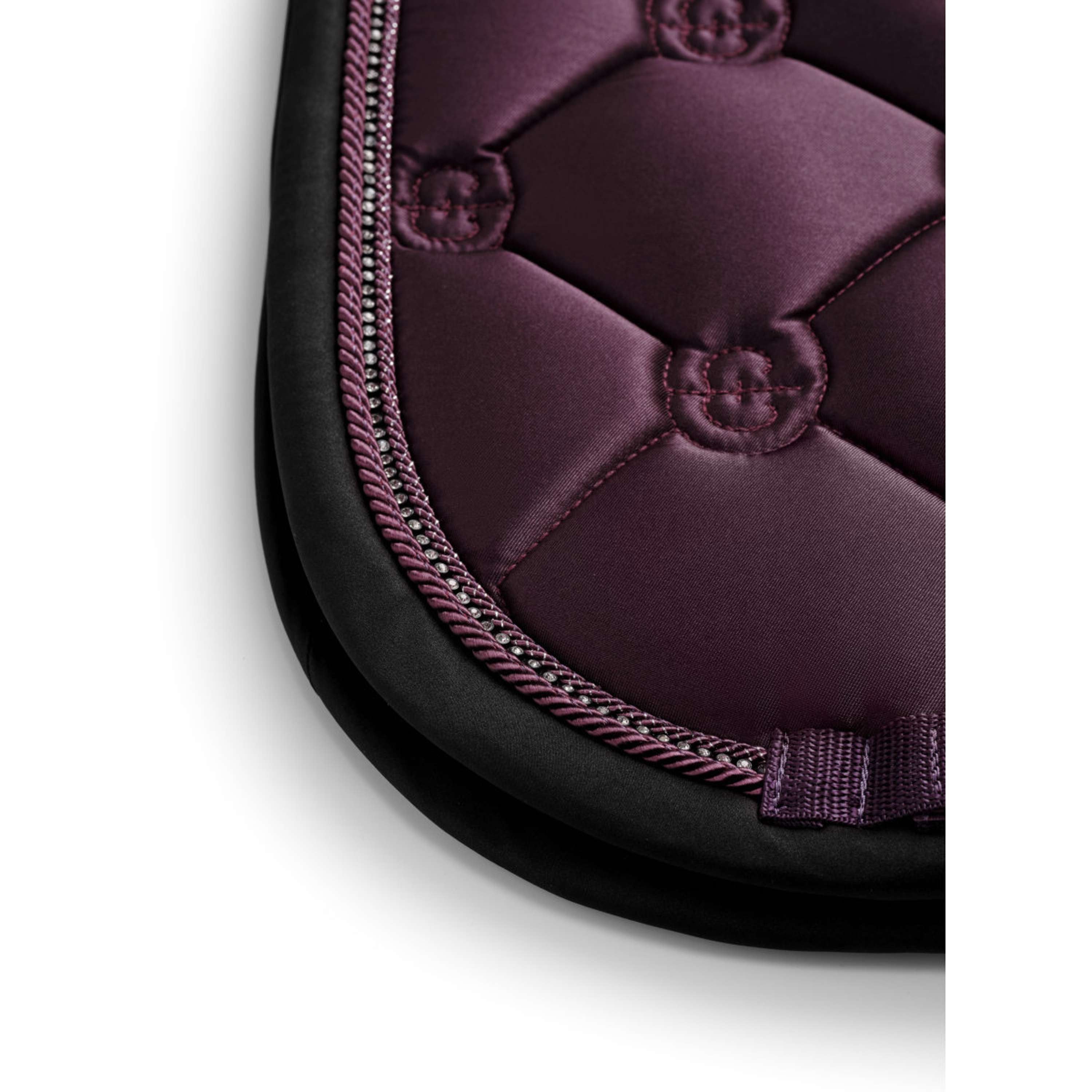 Equestrian Stockholm Sottosella Crystal Shine Dressage Mauve Wine
