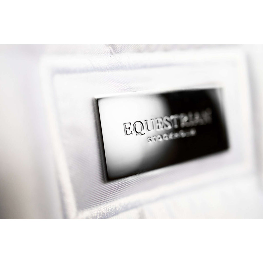 Equestrian Stockholm Sottosella Crystal Shine Dressage Bianco