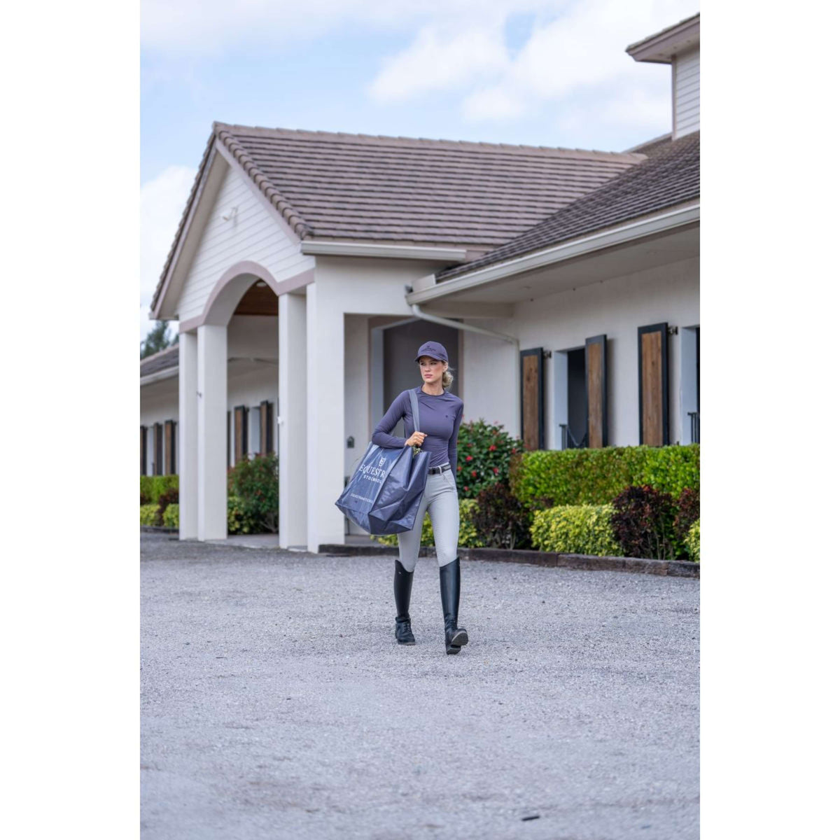 Equestrian Stockholm Borsa da stalla Dark Violet