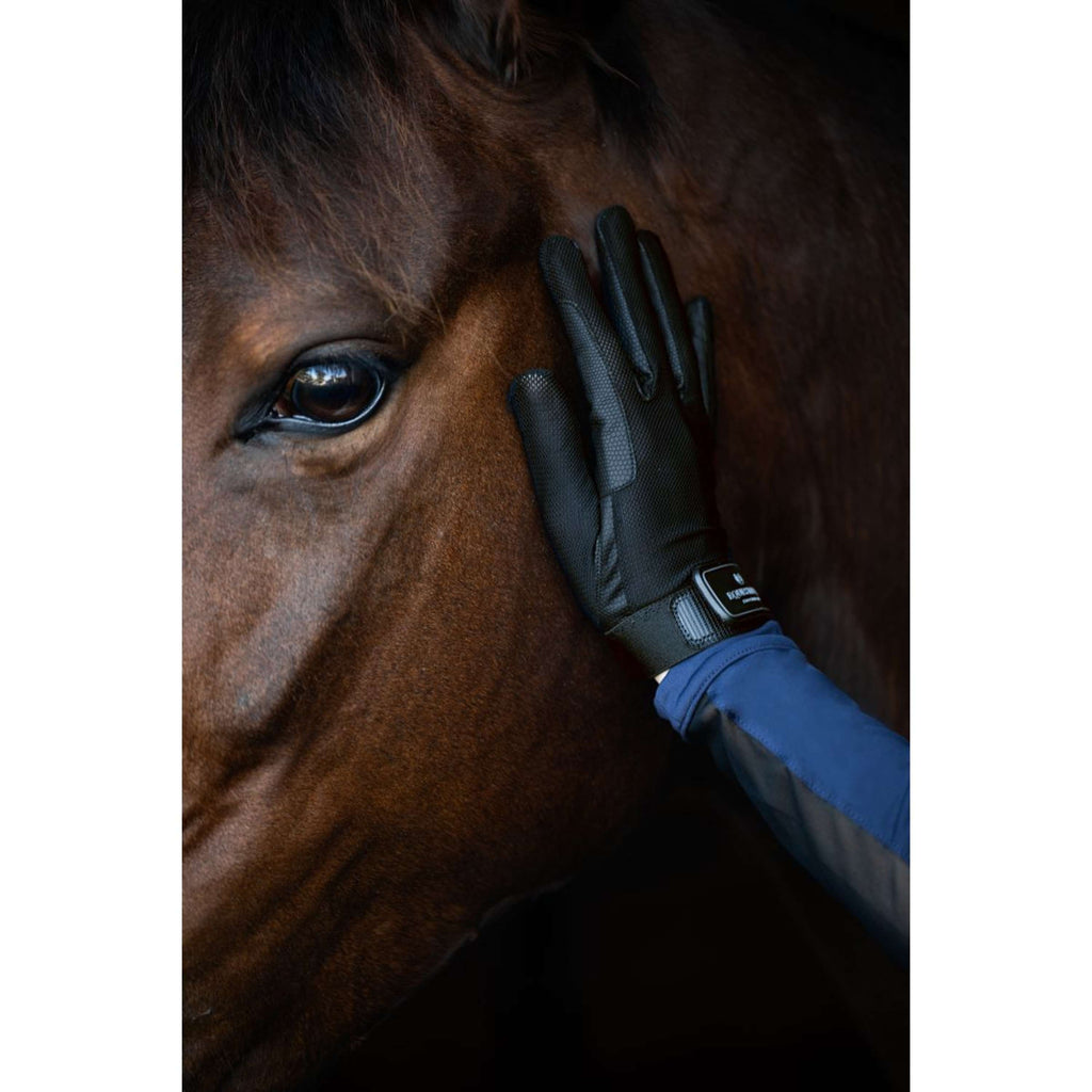Equestrian Stockholm Guanti da Equitazione Summer Edizione nera