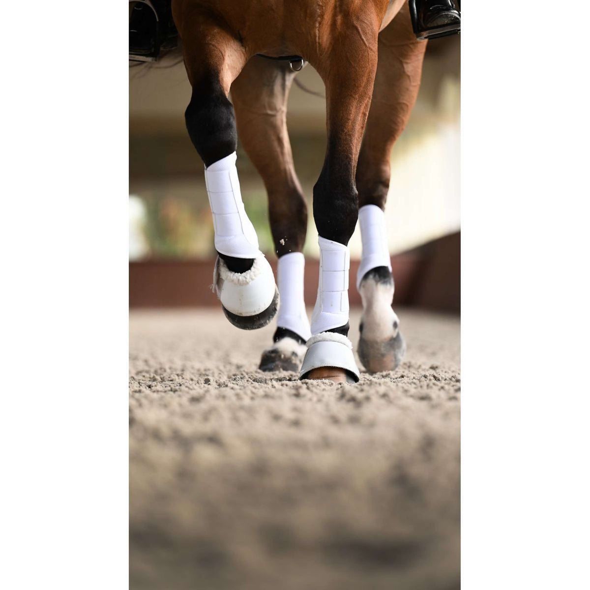 Equestrian Stockholm Stivaletti a Campana White Silver