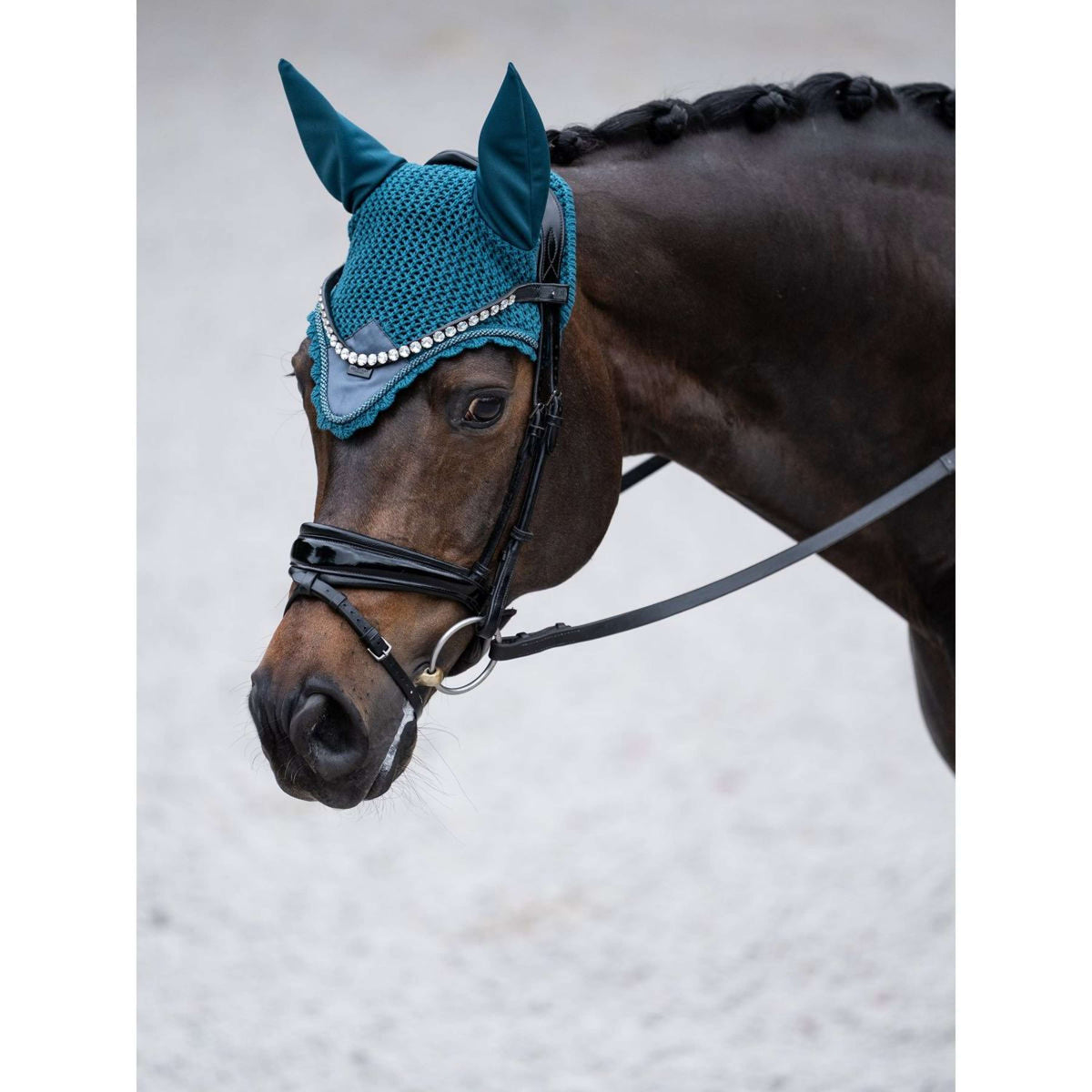 Equestrian Stockholm Cuffietta Teal Blue