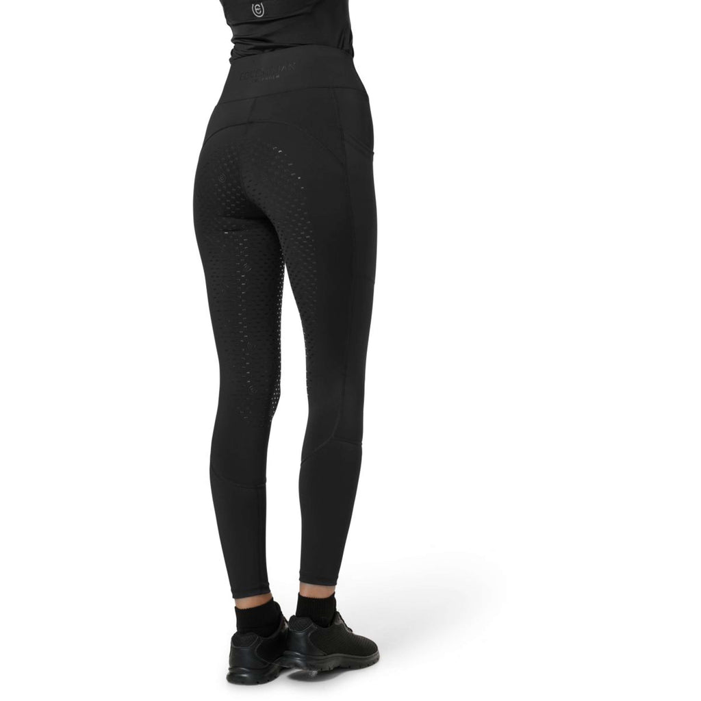 Equestrian Stockholm Leggings da Equitazione Movement Dressage All Black