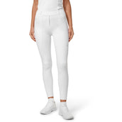 Equestrian Stockholm Leggings da Equitazione Premium Full Grip Bianco