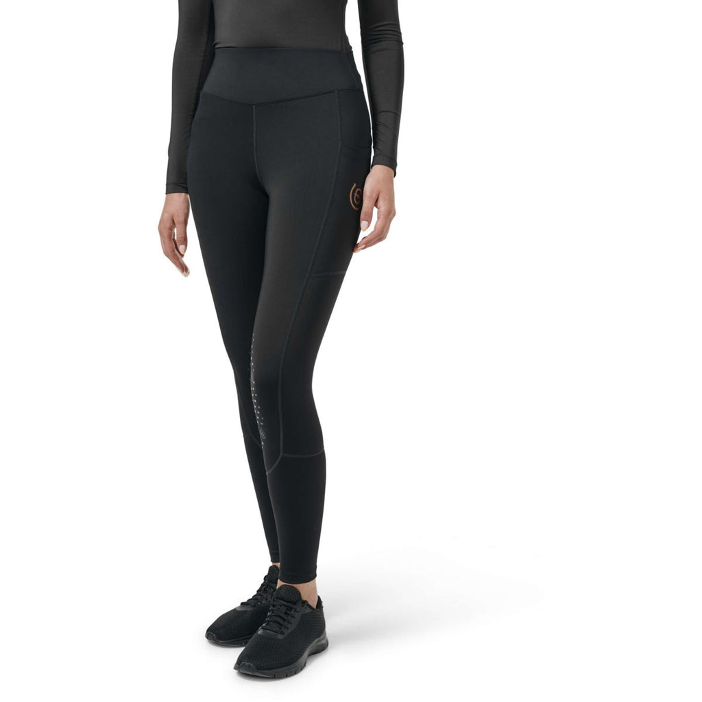 Equestrian Stockholm Leggings da Equitazione Movement Jump All Black
