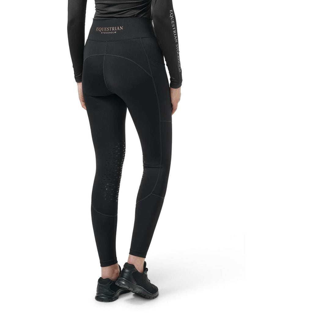 Equestrian Stockholm Leggings da Equitazione Movement Jump All Black