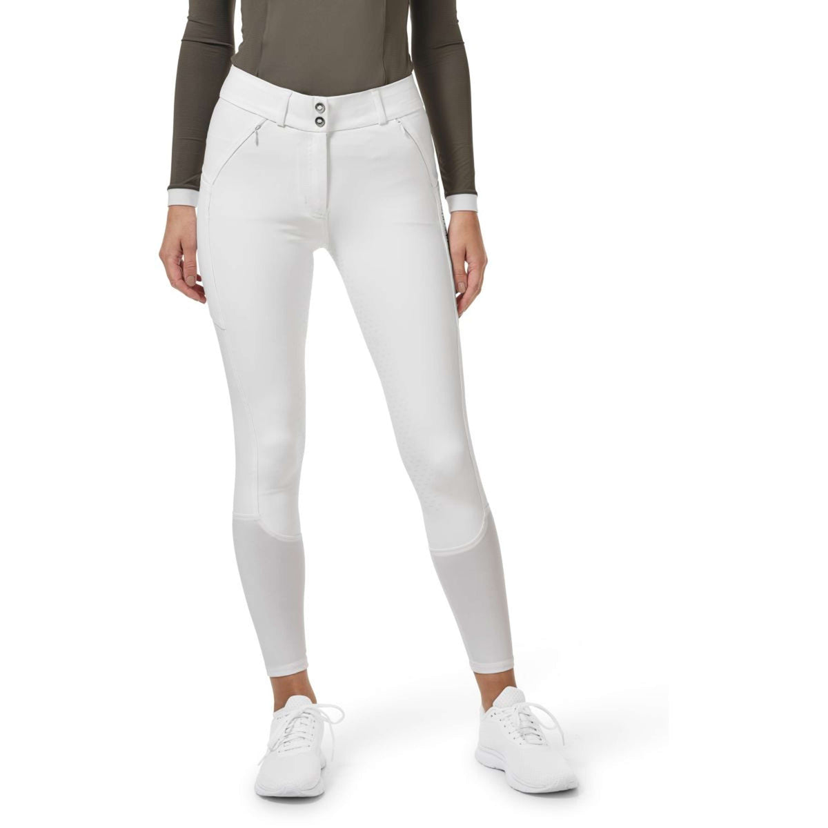 Equestrian Stockholm Pantaloni da Equitazione Elite Dressage Bianco