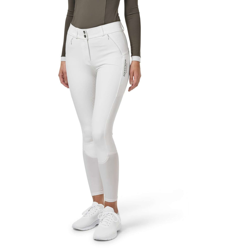 Equestrian Stockholm Pantaloni da Equitazione Elite Dressage Bianco