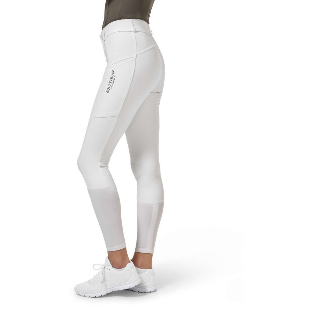 Equestrian Stockholm Pantaloni da Equitazione Elite Dressage Bianco