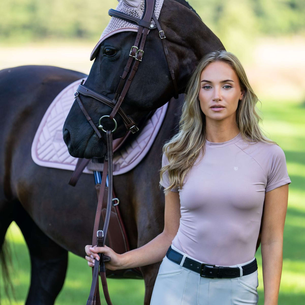 Equestrian Stockholm Sottosella Modern saltando Midsummer Blush
