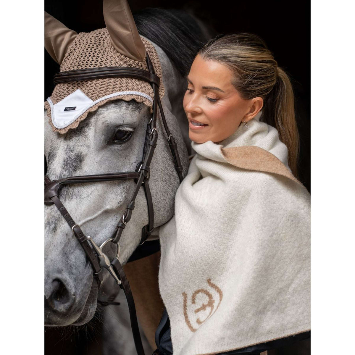 Equestrian Stockholm Sciarpa Woven Sand