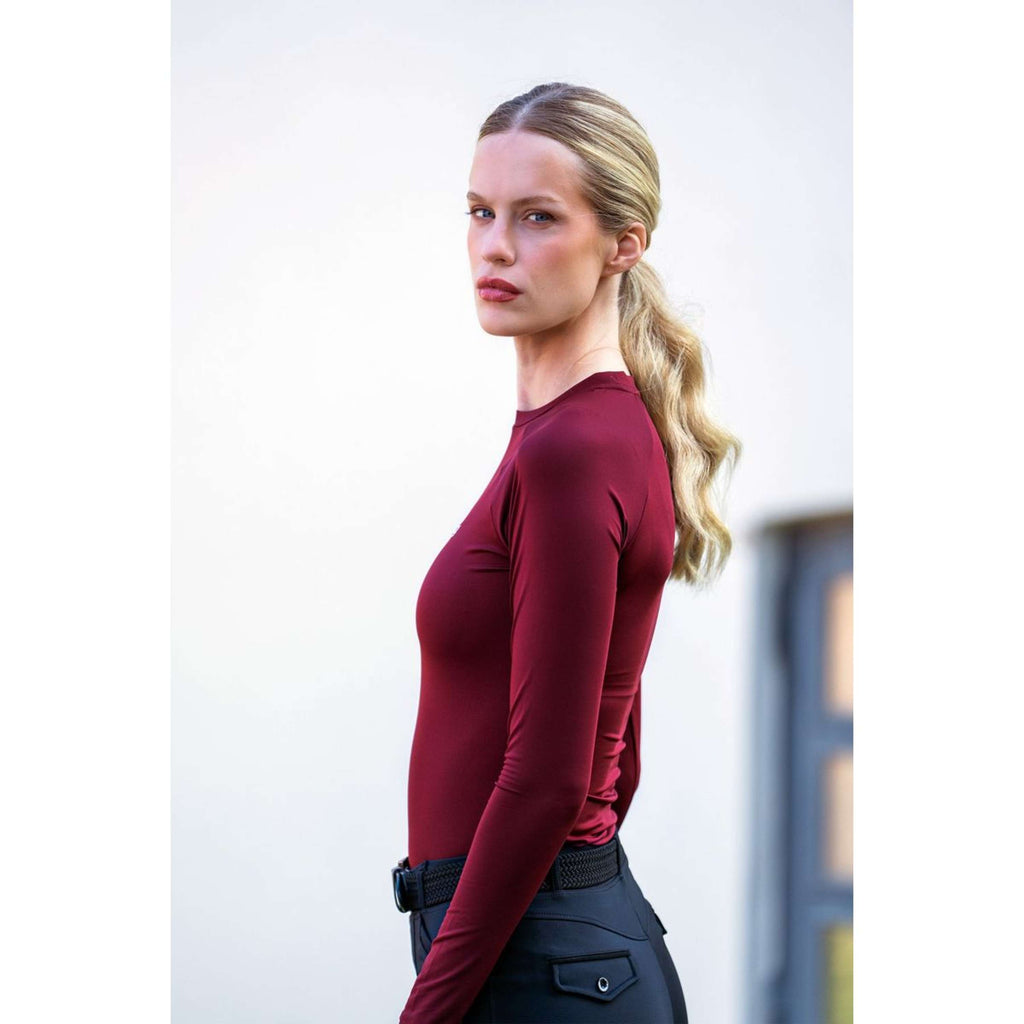 Equestrian Stockholm Maglietta Dynamic Bordeaux