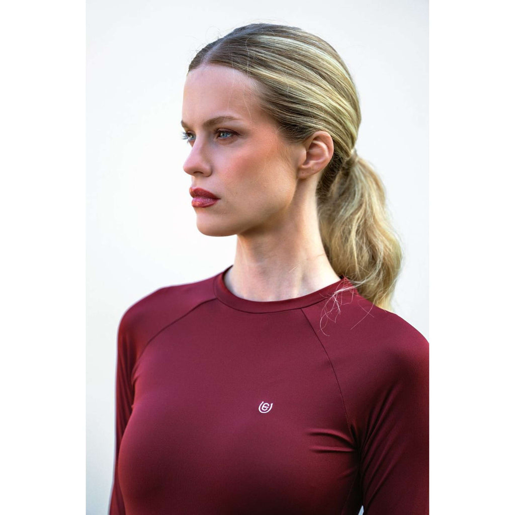 Equestrian Stockholm Maglietta Dynamic Bordeaux