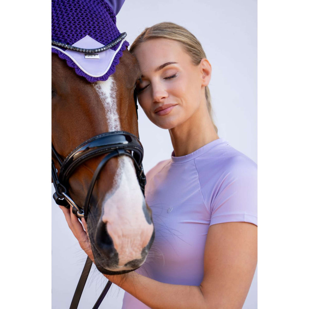 Equestrian Stockholm Maglietta Dynamic Short Sleeve Lavanda