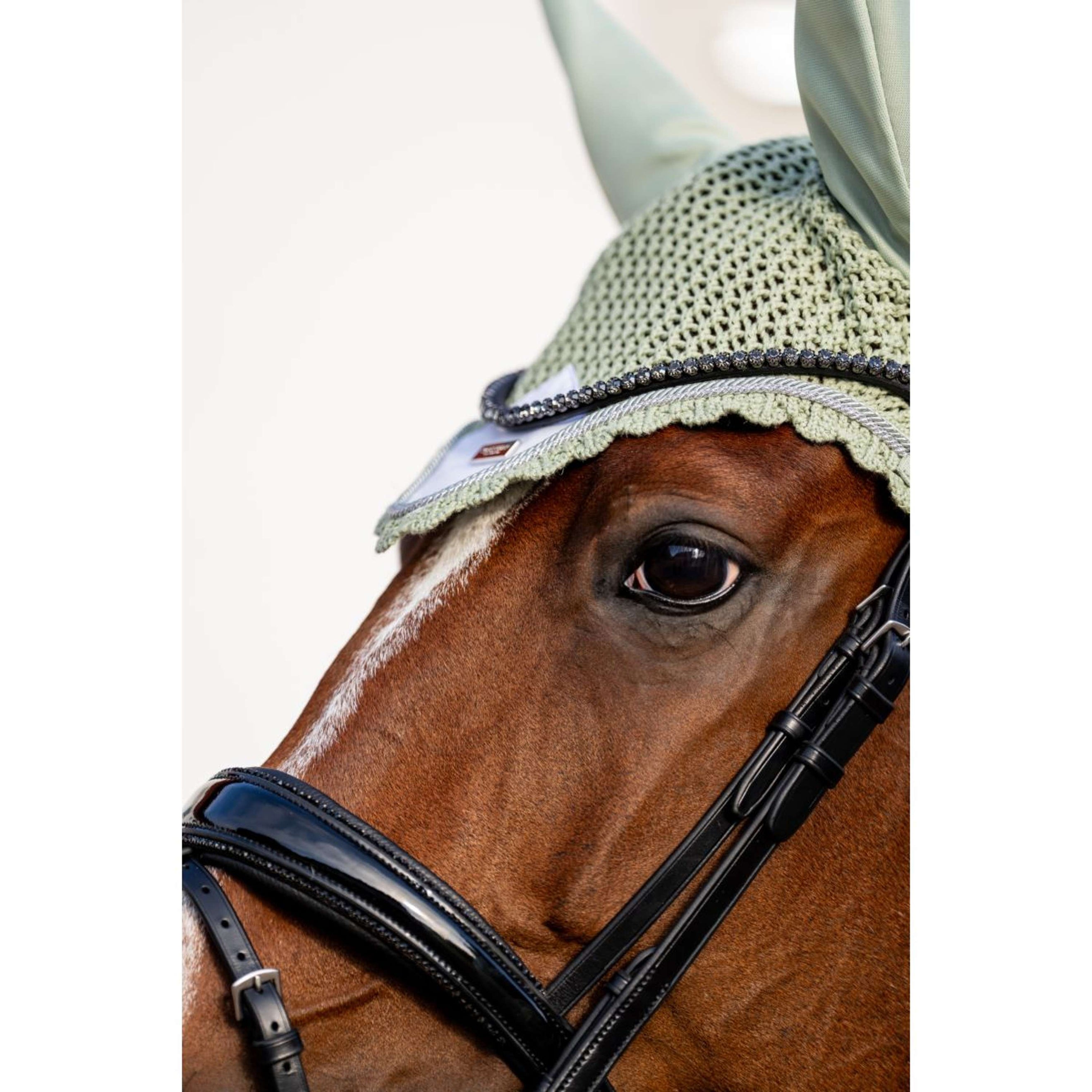 Equestrian Stockholm Cuffietta Pistachio White