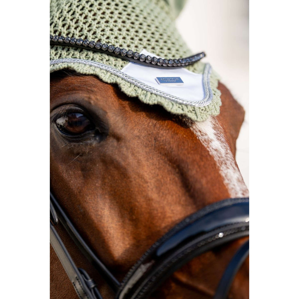 Equestrian Stockholm Cuffietta Pistachio White