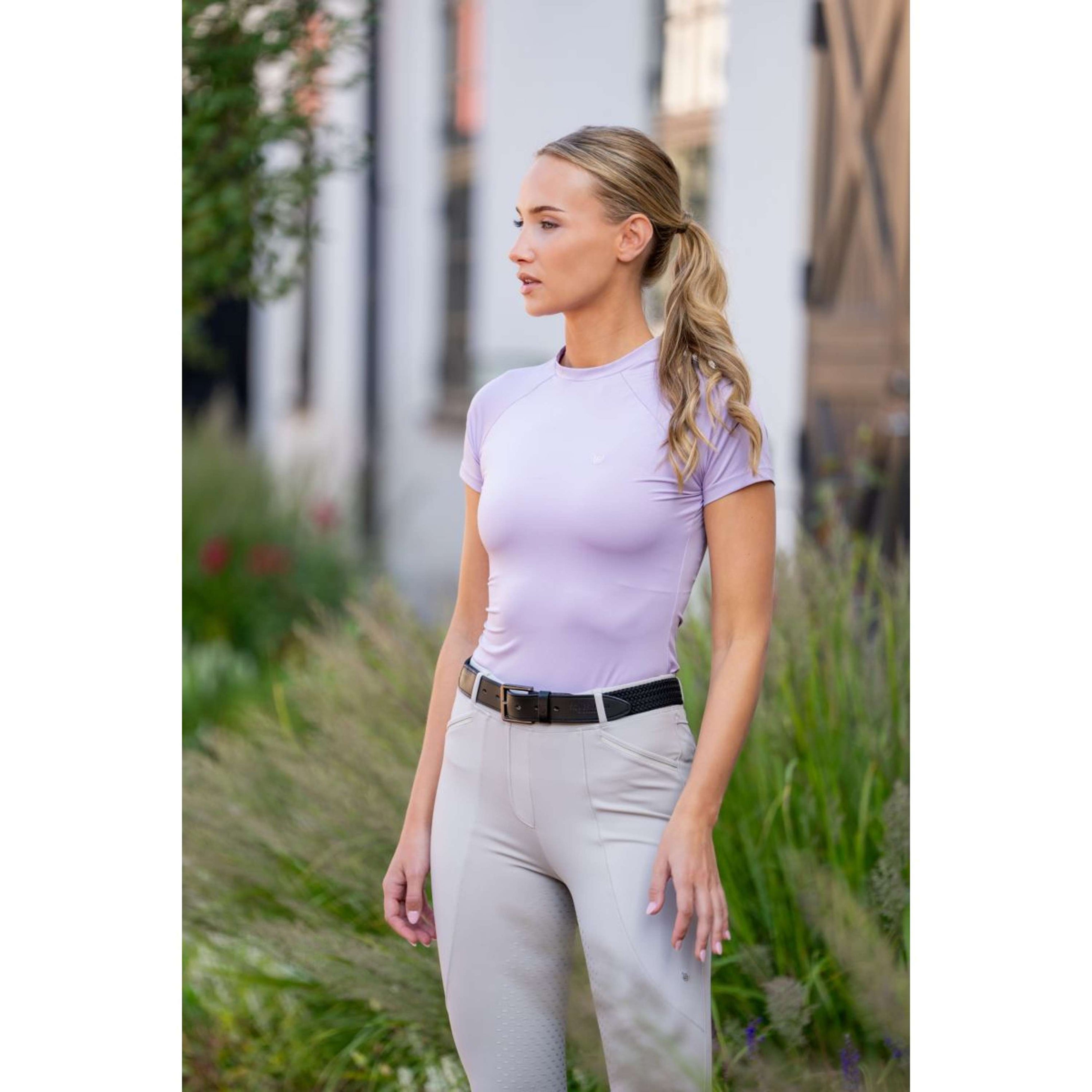 Equestrian Stockholm Maglietta Dynamic Short Sleeve Lavanda Equestrian Stockholm Maglietta Dynamic Short Sleeve Lavanda
