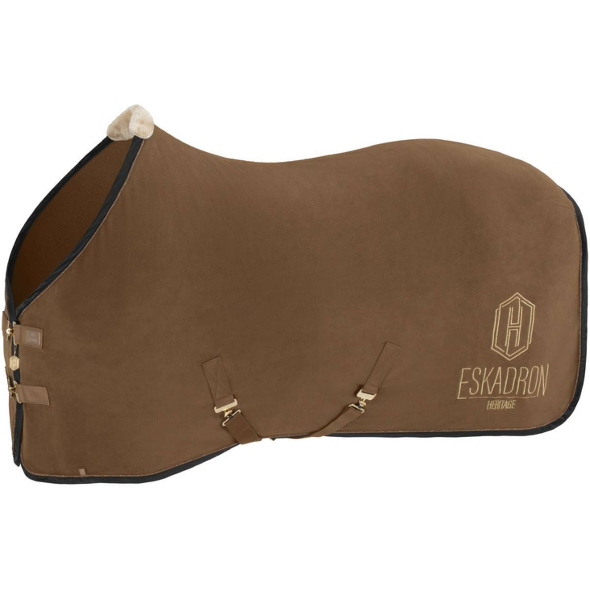 Eskadron Coperta antisudore Heritage Fleece Check Almond